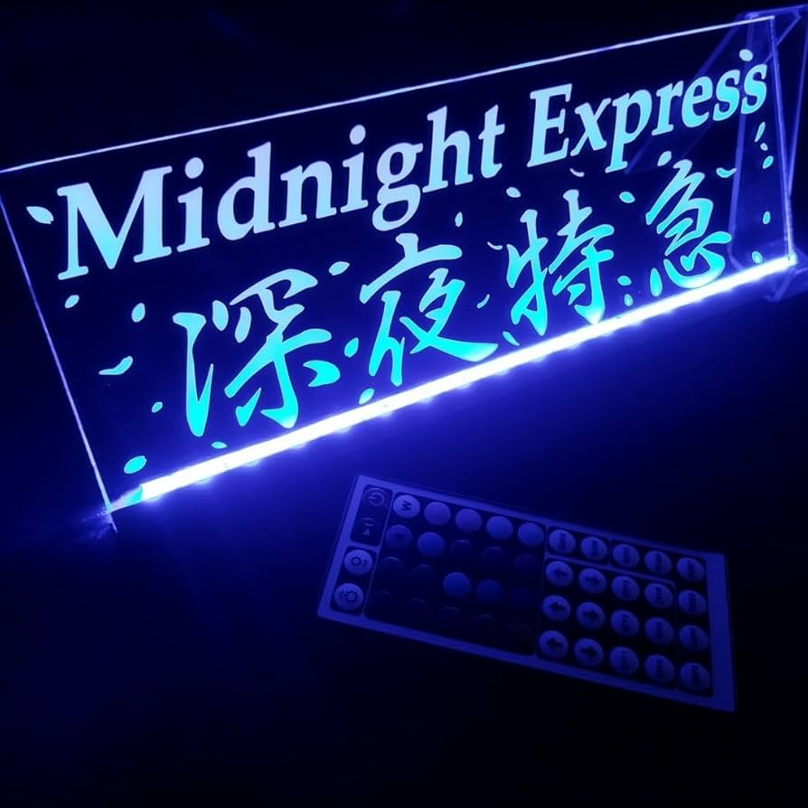 Amazon.co.jp: LED アクリルプレート深夜特急 ワンマン灯